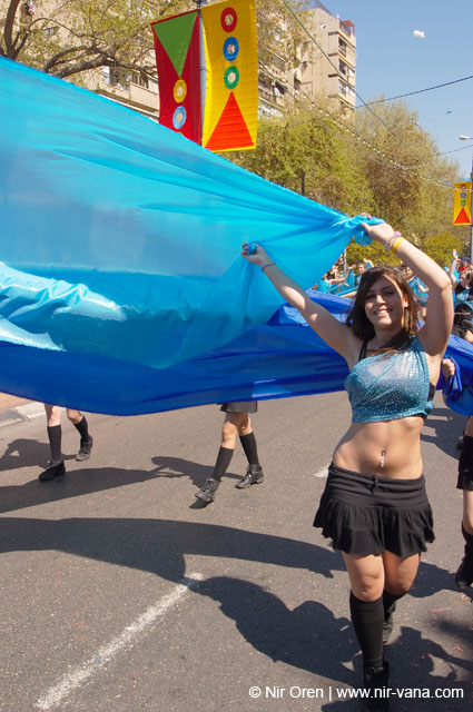 Adloyada (Purim Disguises Parade) in Hulon