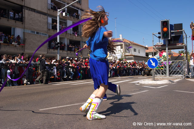 Adloyada (Purim Disguises Parade) in Hulon