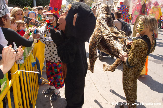 Adloyada (Purim Disguises Parade) in Hulon