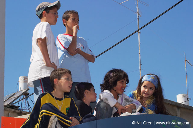 Adloyada (Purim Disguises Parade) in Hulon