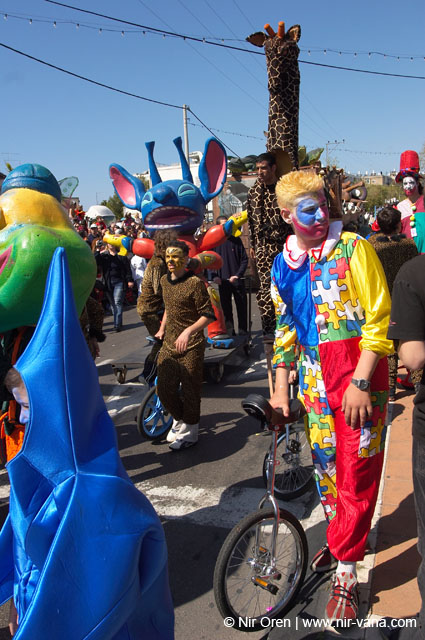 Adloyada (Purim Disguises Parade) in Hulon