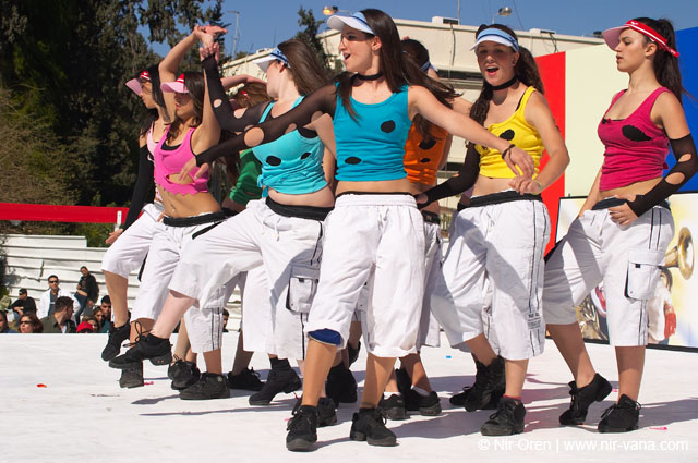 Adloyada (Purim Disguises Parade) in Hulon