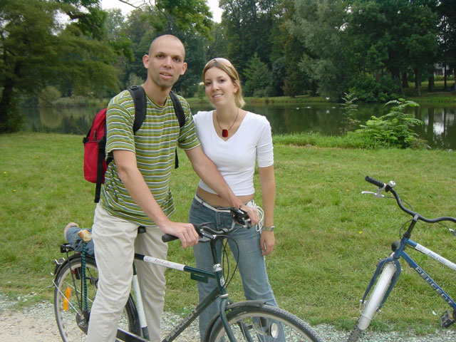 P2438 Me and michal in Bois de Boulogne