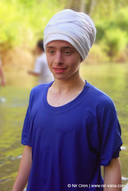 Rappelling in Yehudia Waterfall