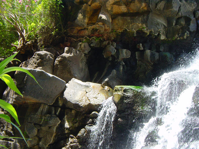 Rappelling in Yehudia Waterfall