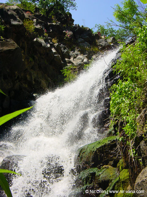 Rappelling in Yehudia Waterfall