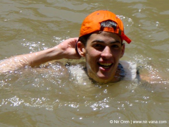 Rappelling in Yehudia Waterfall
