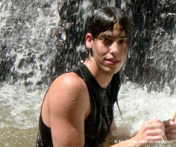 Rappelling in Yehudia Waterfall