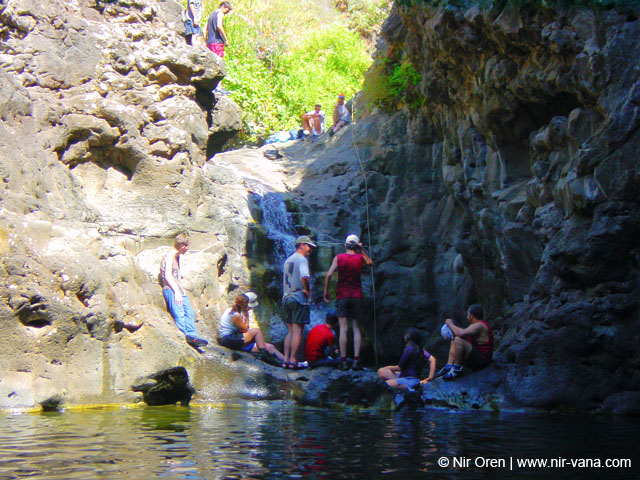 Rappelling Trek in Zavitan Stream Black Canyon