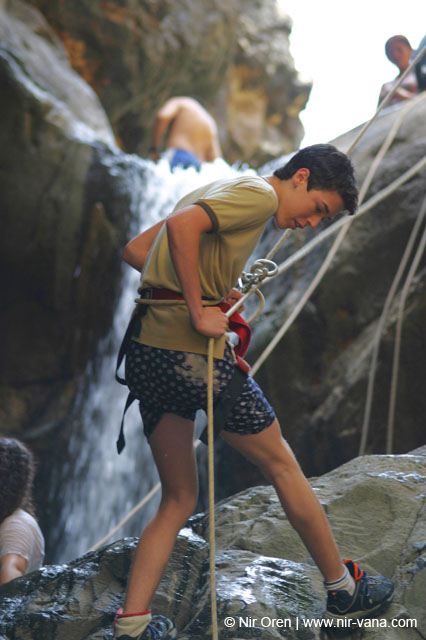 Rappelling Trek in Zavitan Stream Black Canyon