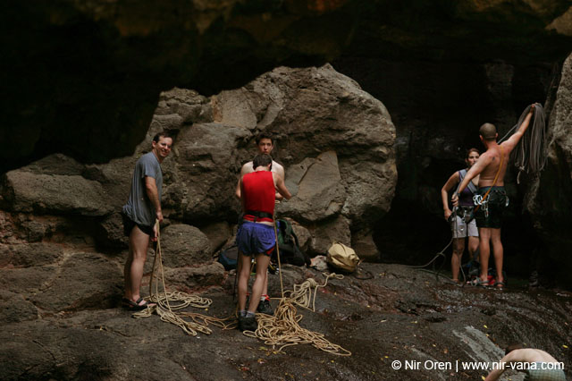 Rappelling Trek in Zavitan Stream Black Canyon