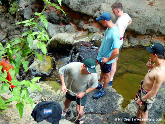 Rappelling Trek in Zavitan Stream Black Canyon