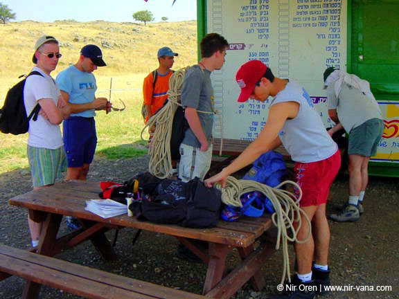 Rappelling Trek in Zavitan Stream Black Canyon