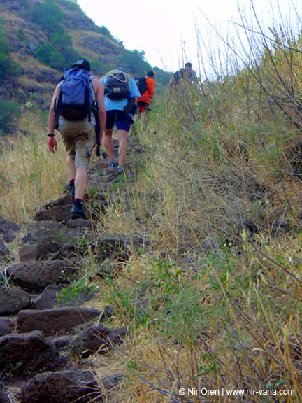 Rappelling Trek in Zavitan Stream Black Canyon