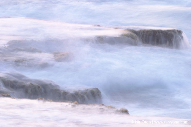Atlit Beach: Water, Rocks and Lizards