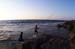 Atlit Beach: Water, Rocks and Lizards