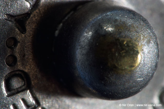 Micro photographs of a jeans