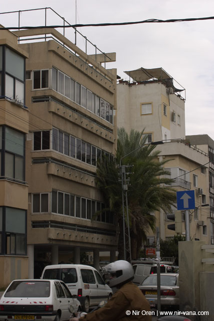Cloudly autumn day in Shenkin & Tel Aviv center