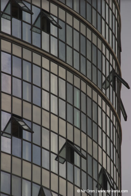 Cloudly autumn day in Shenkin & Tel Aviv center
