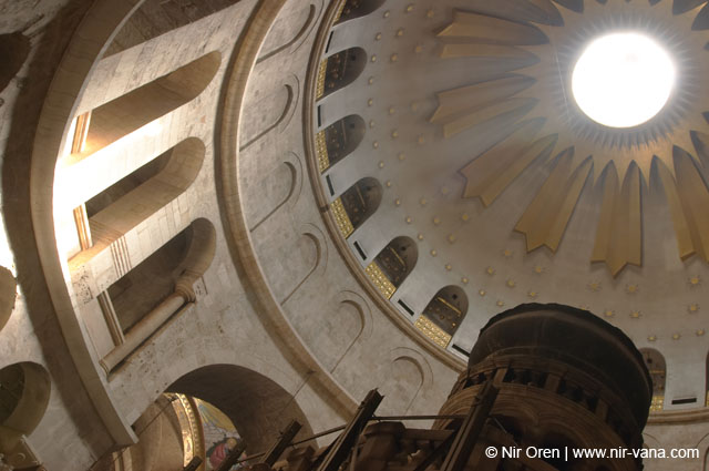 Church of the Holy Sepulcher in the old city of Jerusalem